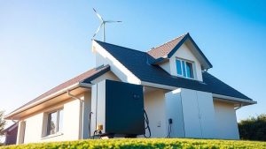 Energie24 2 Turbină eoliană mică și sistem de stocare pentru case.