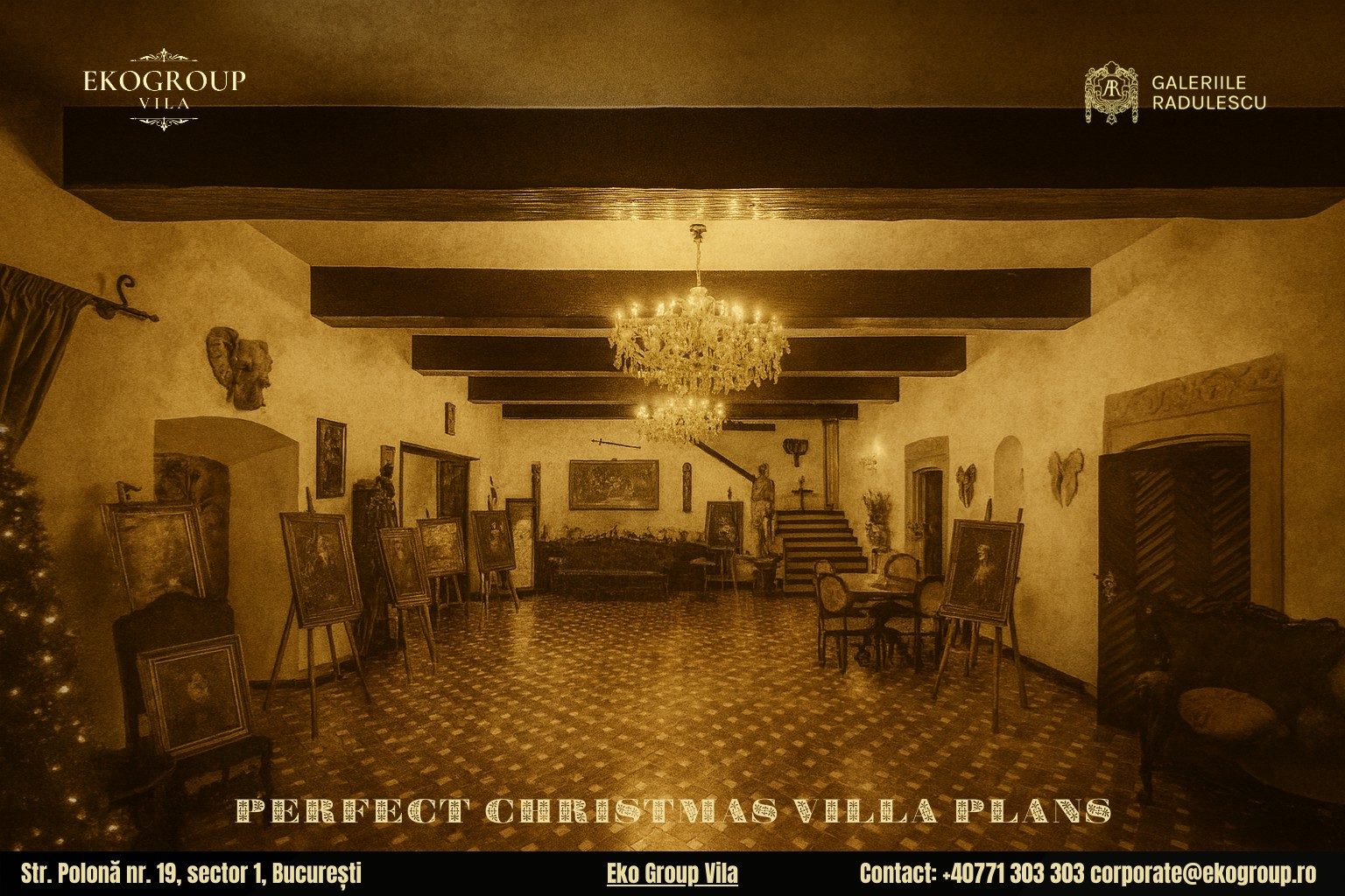 Zile libere decembrie: Experiența magică a Crăciunului anilor ’30 la Eko Group Vila