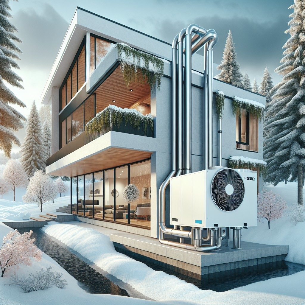 Pompele de căldură aer-apă: eficiență în zonele cu ierni severe 2 Pompele de căldură aer-apă: eficiență în zonele cu ierni severe